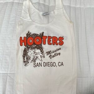 White Hooters Girl Uniform Shirt. XS San Diego, CA